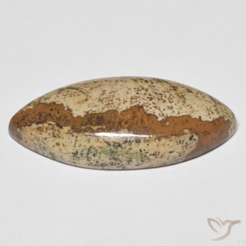Jasper Gemstone in 34.9 x 15.7 mm Size for Sale, Jasper Stone in Multicolor Color