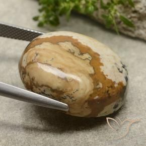 Jasper Gemstone in 24.2 x 21 mm Size for Sale, Jasper Stone in Multicolor Color