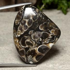 36.58 ct Multicolor Jasper Stone, Natural Jasper in Pear Cabochon Shape for Sale
