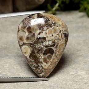 Jasper Gemstone in 24.9 x 19.6 mm Size for Sale, Jasper Stone in Multicolor Color