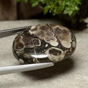 Jasper Gemstone in 25.3 x 20 mm Size for Sale, Jasper Stone in Multicolor Color