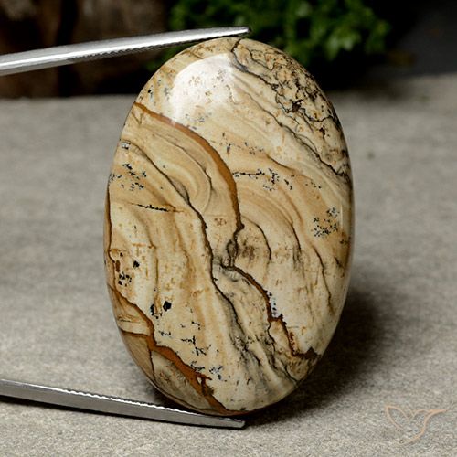 64.04ct Natural Multicolor Jasper, Oval, Opaque
