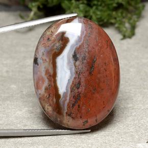 63.4ct Oval Cabochon Multicolor Jasper for sale thumb image of 63.4ct Oval Cabochon Multicolor Jasper (ID: 488215)