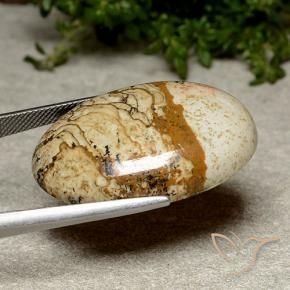 Jasper Gemstone in 31.7 x 21.3 mm Size for Sale, Jasper Stone in Multicolor Color