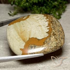 Jasper Gemstone in 39.5 x 38.1 mm Size for Sale, Jasper Stone in Multicolor Color