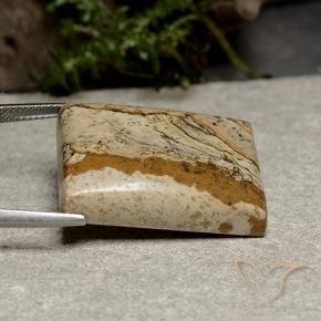 Jasper Gemstone in 27 x 20 mm (calibrated) Size for Sale, Jasper Stone in Multicolor Color