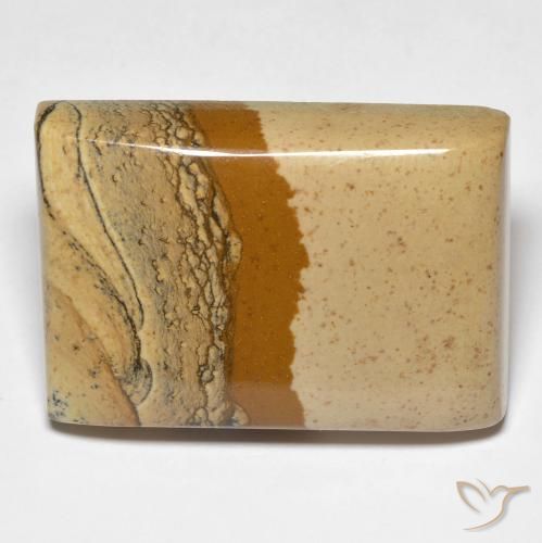 50.68ct Natural Multicolor Jasper, Baguette, Opaque