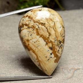 Jasper Gemstone in 36.2 x 24.5 mm Size for Sale, Jasper Stone in Multicolor Color
