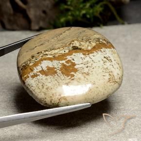 Jasper Gemstone in 38.4 x 38 mm Size for Sale, Jasper Stone in Multicolor Color