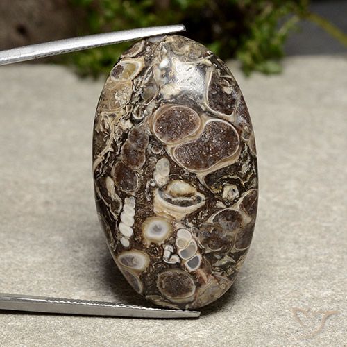 39.13ct Natural Multicolor Jaspe, Ovalada, Opaco, Photo A