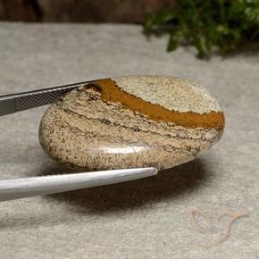 Jasper Gemstone in 32 x 20.7 mm Size for Sale, Jasper Stone in Multicolor Color