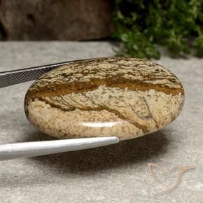 Jasper Gemstone in 33.9 x 22.6 mm Size for Sale, Jasper Stone in Multicolor Color