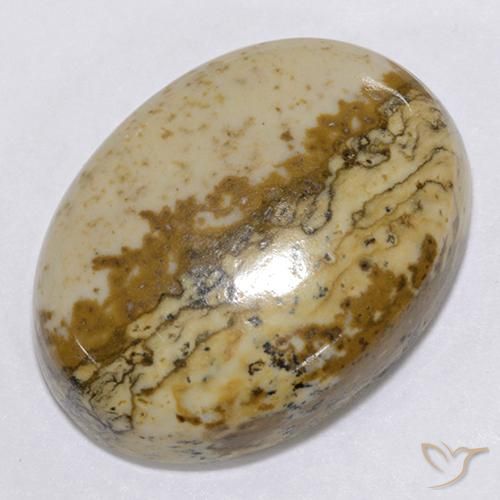 Jasper Gemstone in 21.9 x 16.3 mm Size for Sale, Jasper Stone in Multicolor Color