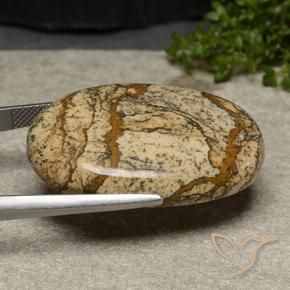 Jasper Gemstone in 33.7 x 22.4 mm Size for Sale, Jasper Stone in Multicolor Color