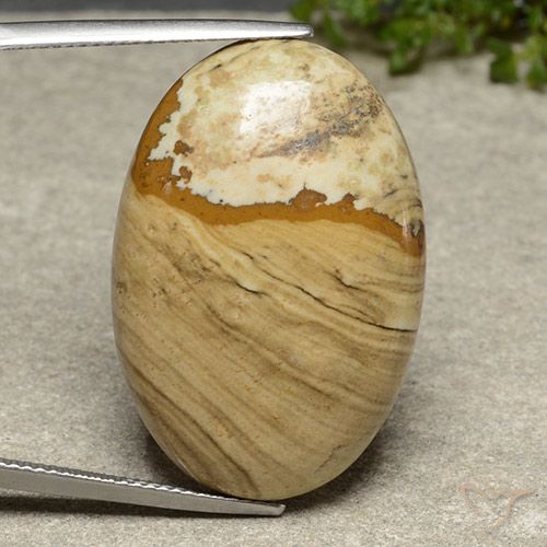 31.11ct Natural Multicolor Jasper, Oval, Opaque