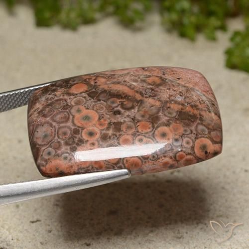 Jasper Gemstone in 30 x 22 mm (calibrated) Size for Sale, Jasper Stone in Multicolor Color