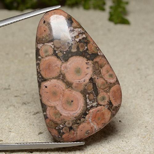Multicolor Jasper Gem - 28.9ct Fancy Cabochon (ID: 491398)