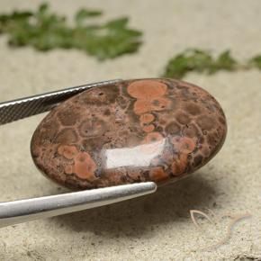 Jasper Gemstone in 27 x 20 mm (calibrated) Size for Sale, Jasper Stone in Multicolor Color