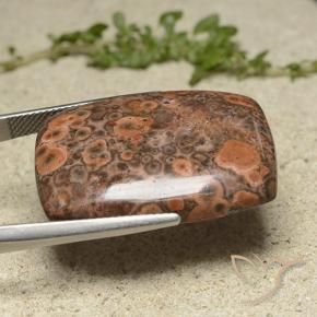 Jasper Gemstone in 30 x 22 mm (calibrated) Size for Sale, Jasper Stone in Multicolor Color