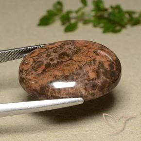 Jasper Gemstone in 24.8 x 19.7 mm Size for Sale, Jasper Stone in Multicolor Color