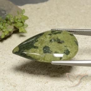 25.25 ct Multicolor Jasper Stone, Natural Jasper in Pear Cabochon Shape for Sale