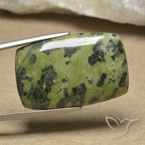32.77 ct Multicolor Jasper Stone, Natural Jasper in Cushion Cabochon Shape for Sale