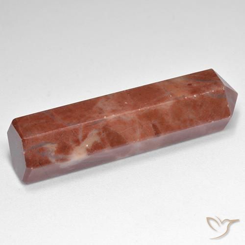 23.83 ct Multicolor Jasper Stone, Natural Jasper in Pencil Cut Shape for Sale