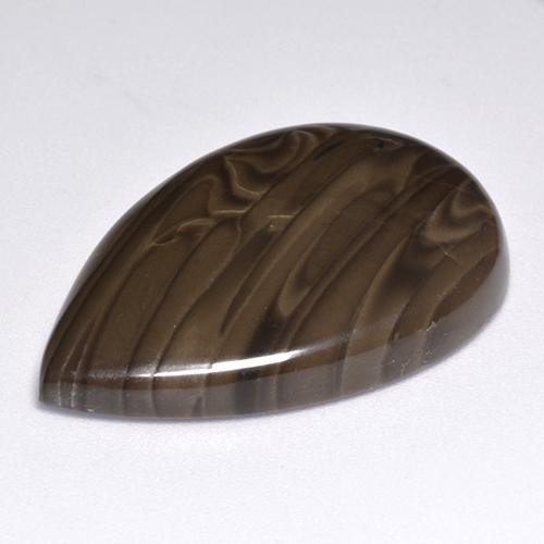 Jasper Gemstone in 30 x 20.3 mm Size for Sale, Jasper Stone in Chocolate Brown Color