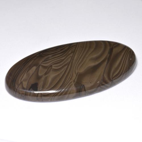 Jasper Gemstone in 44.9 x 25 mm Size for Sale, Jasper Stone in Brown Color