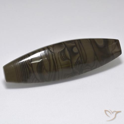 21.93 ct Brown Jasper Stone, Natural Jasper in Barrel Cabochon Shape for Sale