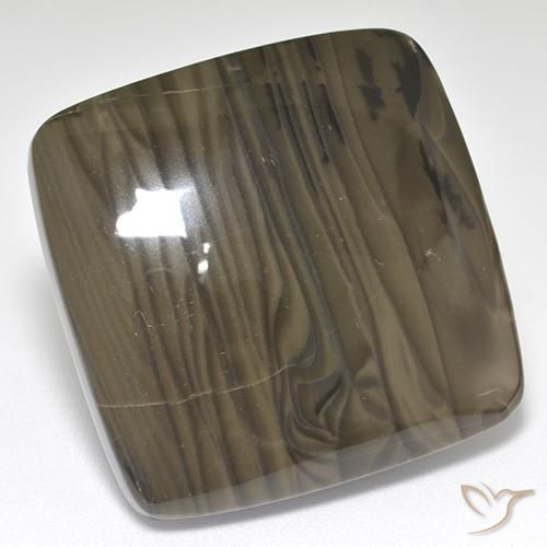 37.55 ct Brown Jasper Gemstone, Jasper Gem in Cushion Cabochon Shape for Sale.