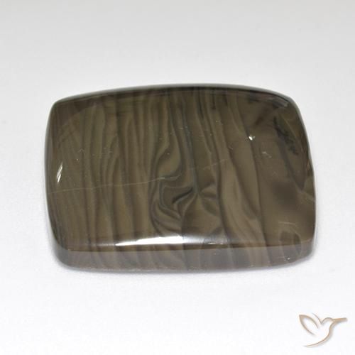 Jasper Gemstone in 25.4 x 25.4 mm Size for Sale, Jasper Stone in Dark Brown Color