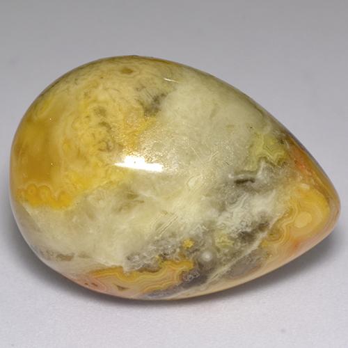 Multicolor Jaspe Gema - 29.1ct Cabujón Pera (ID: 516464)