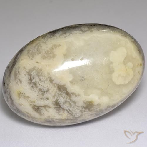62.11 ct Multicolor Jasper Stone, Natural Jasper in Oval Cabochon Shape for Sale
