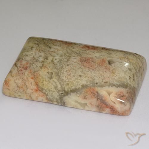 Jasper Gemstone in 35.2 x 23.2 mm Size for Sale, Jasper Stone in Multicolor Color