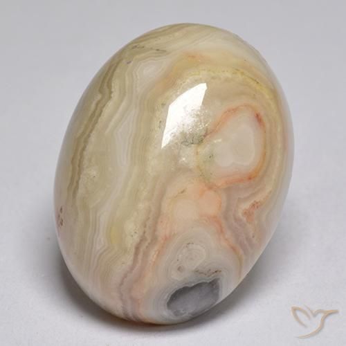 19.80ct Natural Multicolor Jasper, Oval, Opaque