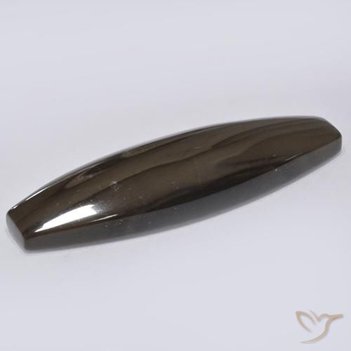 Jasper Gemstone in 40.3 x 12.3 mm Size for Sale, Jasper Stone in Dark Brown Color