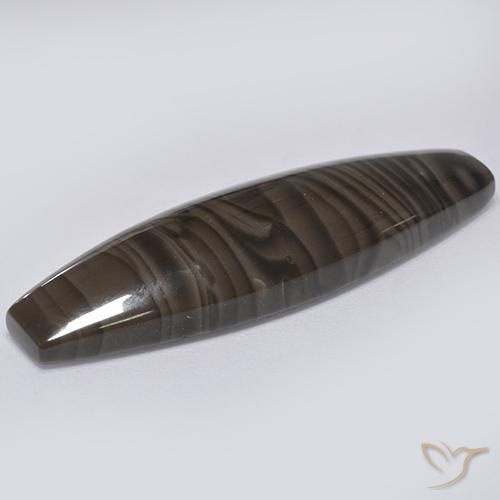 Jasper Gemstone in 40.4 x 12.4 mm Size for Sale, Jasper Stone in Medium Brown Color