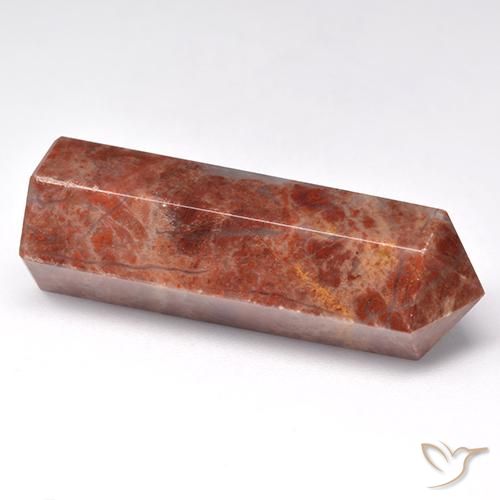 39.49 ct Multicolor Jasper Stone, Natural Jasper in Pencil Cut Shape for Sale
