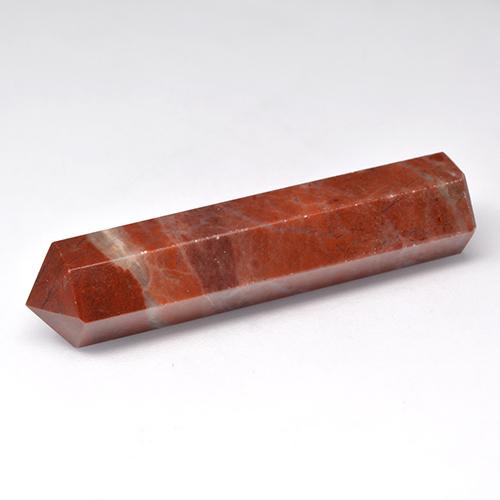 28.43 ct Multicolor Jasper Gemstone, Jasper Gem in Pencil Shape for Sale.