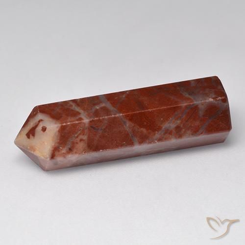 23.89 ct Multicolor Jasper Stone, Natural Jasper in Pencil Cut Shape for Sale