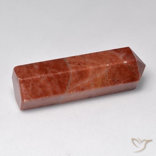 Jaspe Multicolor Corte lápiz de 28,6mm de India, peso de 21.48ct, piedra preciosa No tratado de forma natural en claridad Opaco, Jaspe de 1 pieza: el color es Multicolor, dureza Mohs de 6.5 - 7 Adecuado para joyas de uso diario, Photo A