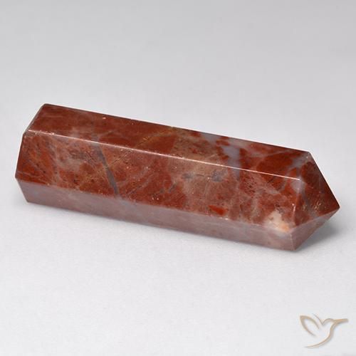 31.32 ct Multicolor Jasper Stone, Natural Jasper in Pencil Cut Shape for Sale