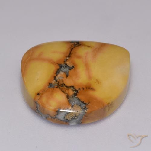 Jasper Gemstone in 18.2 x 18.7 mm Size for Sale, Jasper Stone in Multicolor Color