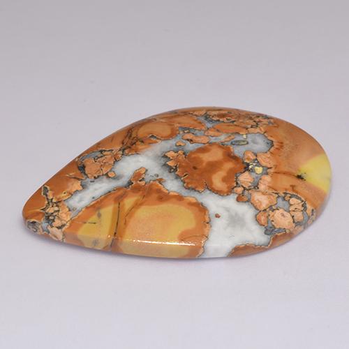 Jasper Gemstone in 40.9 x 28 mm Size for Sale, Jasper Stone in Multicolor Color