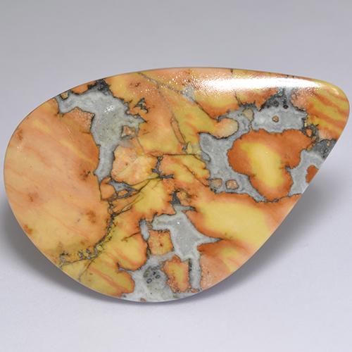 40.03 ct Multicolor Jasper Stone, Natural Jasper in Fancy Cabochon Shape for Sale