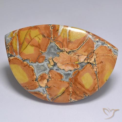 70.42 ct Multicolor Jasper Stone, Natural Jasper in Fancy Cabochon Shape for Sale