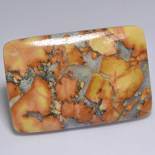 Multicolor Jasper Gem - 69.8ct Cushion Cabochon (ID: 522214)