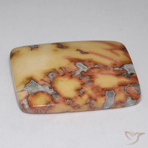 Jasper Gemstone in 36 x 29.1 mm Size for Sale, Jasper Stone in Multicolor Color