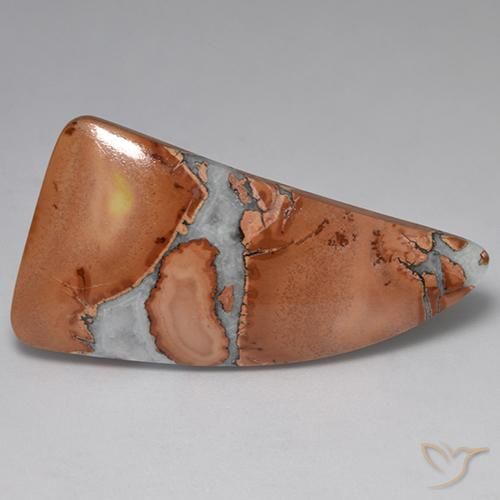 35.50 ct Multicolor Jasper Stone, Natural Jasper in Fancy Cabochon Shape for Sale